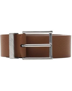 Burberry Leather Belt - Brown