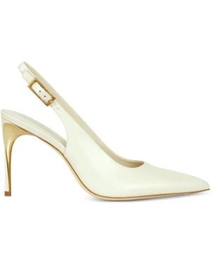 POTAMY Slingback Pumps - White