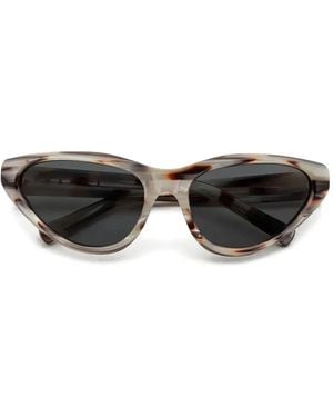 Marni Starshell Tortoiseshell Cat-Eye Sunglasses - Black