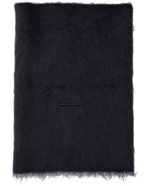 MM6 by Maison Margiela Brushed-Knit Neck Warmer - Black
