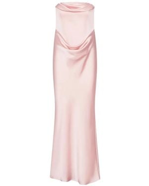 ROTATE BIRGER CHRISTENSEN Schulterfreies Corsage-Maxikleid - Pink