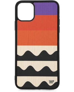 Wood'd Printed Iphone 11 Pro Max Phone Case - Blue