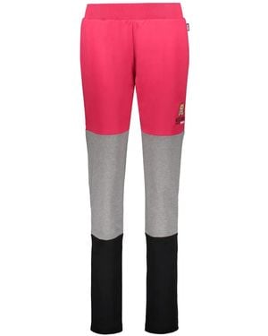 Moschino Pantalones con diseño colour block - Rosa