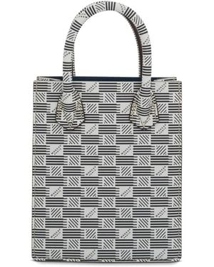 Moreau Xs Suite Logoprint Leren Tas - Grijs