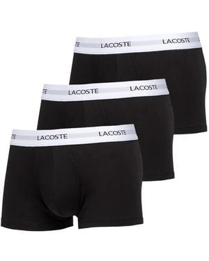 Lacoste Logo-Waistband Boxers Set (Set Of Three) - Black