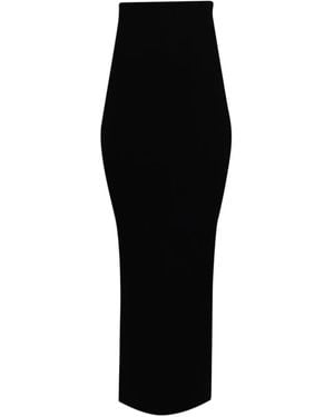 Vetements Fitted Maxi Skirt - Black