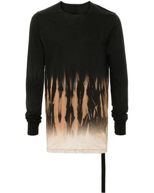 Rick Owens T-Shirt With Print - Black