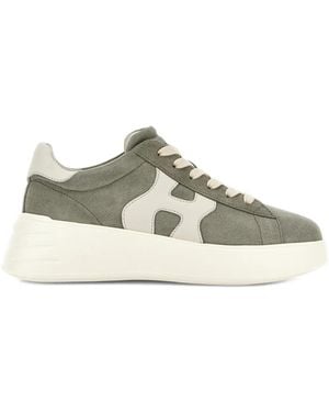 Hogan Rebel Suede Trainers - Green