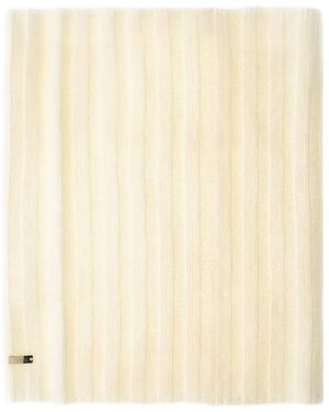 Herno Écharpe En Cachemire À Design Côtelé - Natural