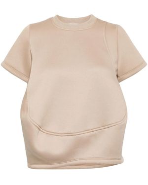 Melitta Baumeister クルーネック Tシャツ - ナチュラル