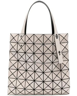 Issey Miyake Prism Geometric-Panelling Tote Bag - White