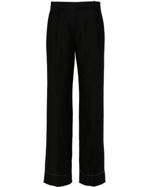 Brioni Wide-Leg Trousers - Black