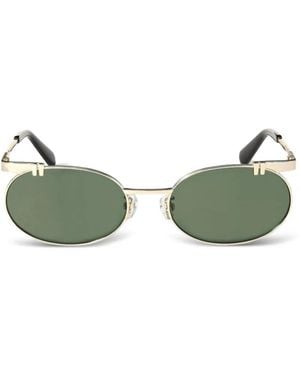 Off-White c/o Virgil Abloh Lunettes De Soleil À Monture Ovale - Multicolour