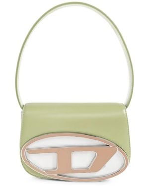 DIESEL 1Dr Leather Shoulder Bag - Green
