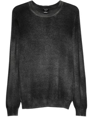Avant Toi Fine-Knit Jumper - Black