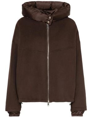 BLONDE No. 8 Veste Jerry À Capuche - Brown