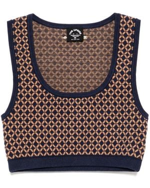 The Upside Crossroad Alma Crop Top - Blue
