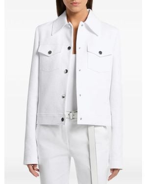 Michael Kors Snap-Button Jacket - White