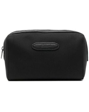 Brioni Trousse Da Bagno Con Applicazione Logo - Nero