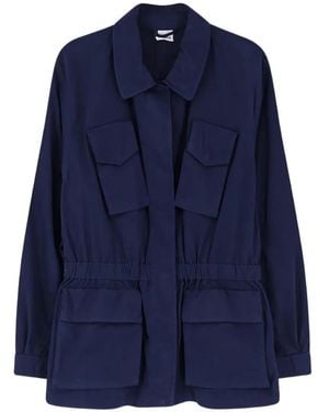 Aspesi Flap-Pocket Jacket - Blue