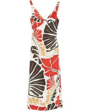 SIR. Julietta Floral-Print Maxi Dress - White