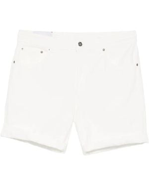 Dondup Shorts con dobladillo vuelto - Blanco