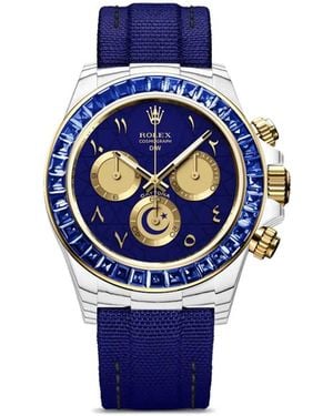 DiW (Designa Individual Watches) Montre Rolex Daytona Ramadan Rb 40 Mm Customisée - Blue