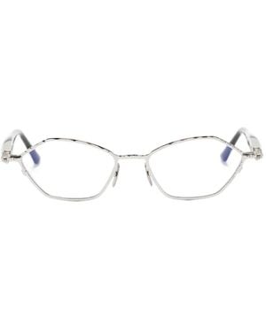 Kuboraum Geometric-Frame Glasses - Metallic