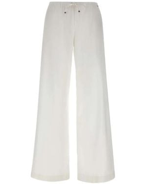 Herno Pantalon À Lien De Resserrage - White