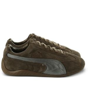 PUMA Baskets Speedcat Lux En Cuir - Green
