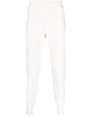 Prada Pantaloni Sportivi Con Logo A Triangolo - Bianco