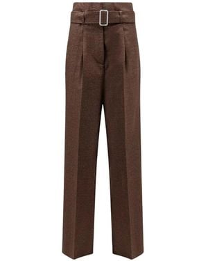 The Seafarer Irony Belted Pants - Brown