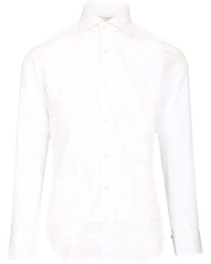 Al Duca d'Aosta Cotton Twill Shirt - White