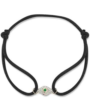Mateo Evil Eye Armband Mit Diamanten - Schwarz