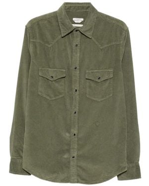 Jacob Cohen Corduroy-Texture Shirt - Green