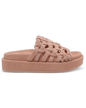 Paloma Barceló Braided Open Toe Sandals - Pink