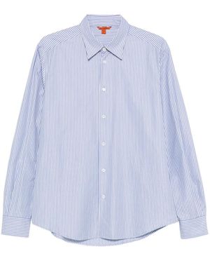 Barena Gestreiftes Hemd - Blau