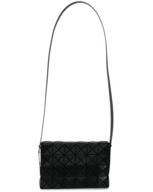 Issey Miyake Oblong Geometric-Panel Shoulder Bag - White