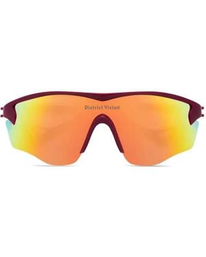 District Vision Junya Racer Shield Sunglasses - Purple