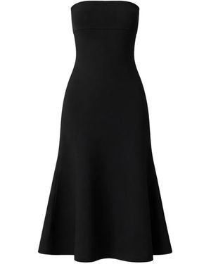Twinset Bandeau Flared Dress - Black