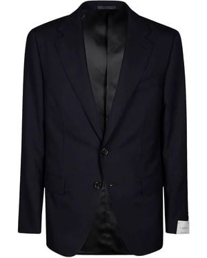 Caruso Single-Breasted Suit - Blue
