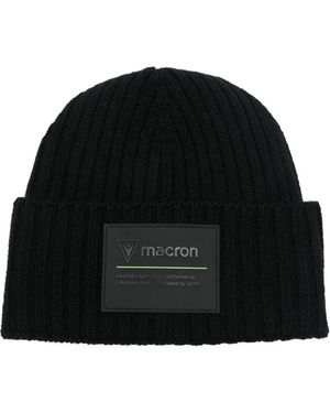 MACRON リブビーニー - ブラック