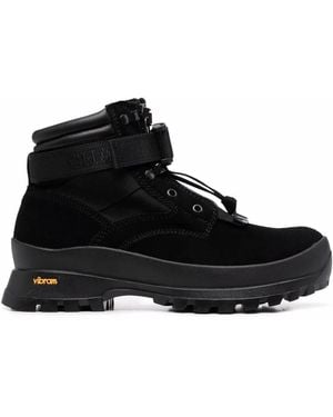 Undercover X Evangelion Buckled Boots - Black
