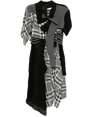 Yohji Yamamoto Layered Coat - Black