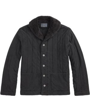 RRL Gesteppte Jacke - Schwarz