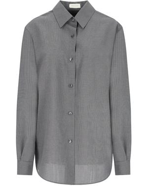 Magda Butrym Camisa Con Botones - Gris