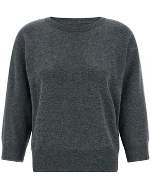 Extreme Cashmere N°398 Jewel long-sleeve crew-neck sweater - Grau