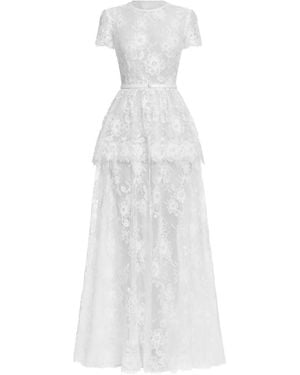 Designer Self Portrait Gold Tiered Dresses for Women - Up to 75% off | Lyst