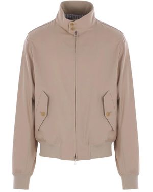 J.Press Bomberjacke Aus Baumwoll-Wolle - Natur