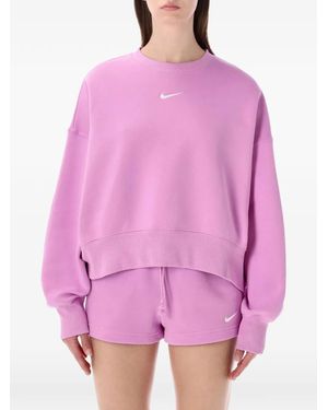Nike Sudadera Con Cuello Redondo - Rosa
